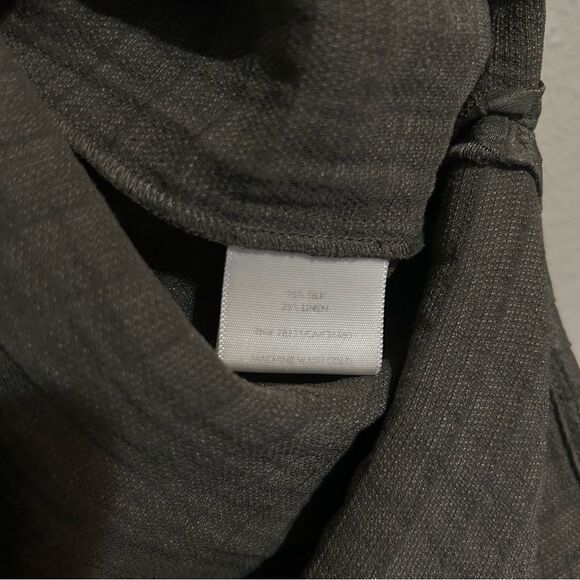 Eileen Fisher silk & linen blend frog closure jacket women’s size medium - Picture 7 of 11